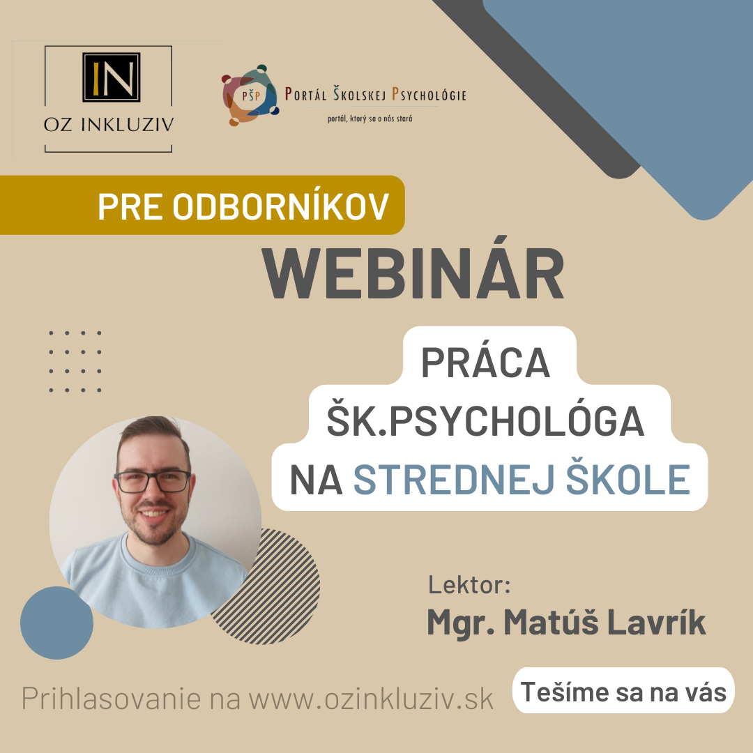 Práca školského psychológa na strednej škole