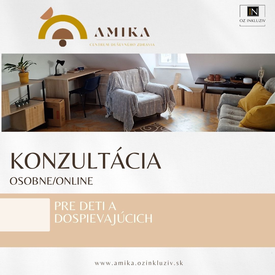 Konzultácia (osobne/online) - deti a dospievajúci