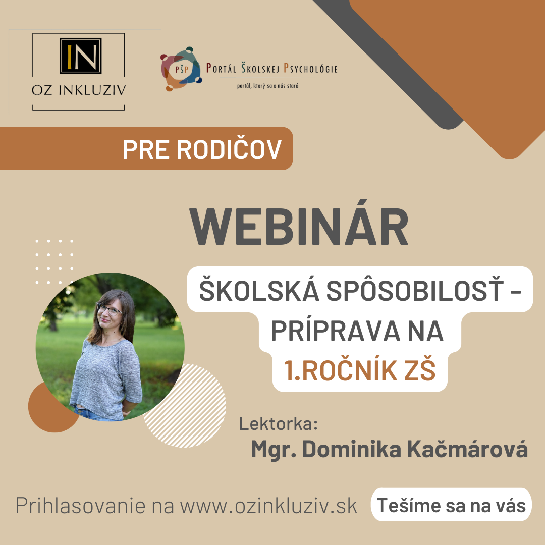 Školská spôsobilosť - príprava na 1.ročník ZŠ