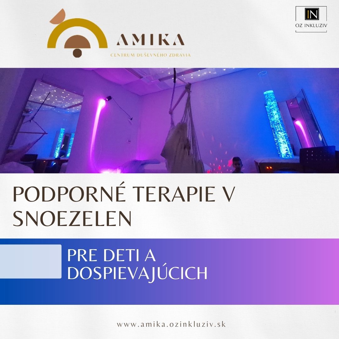 Podporné terapie v Snoezelen