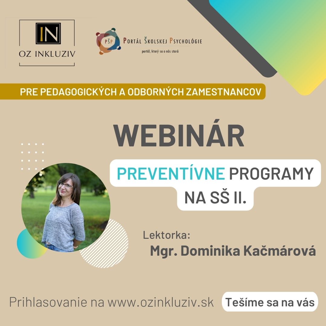 Preventívne programy na SŠ II.