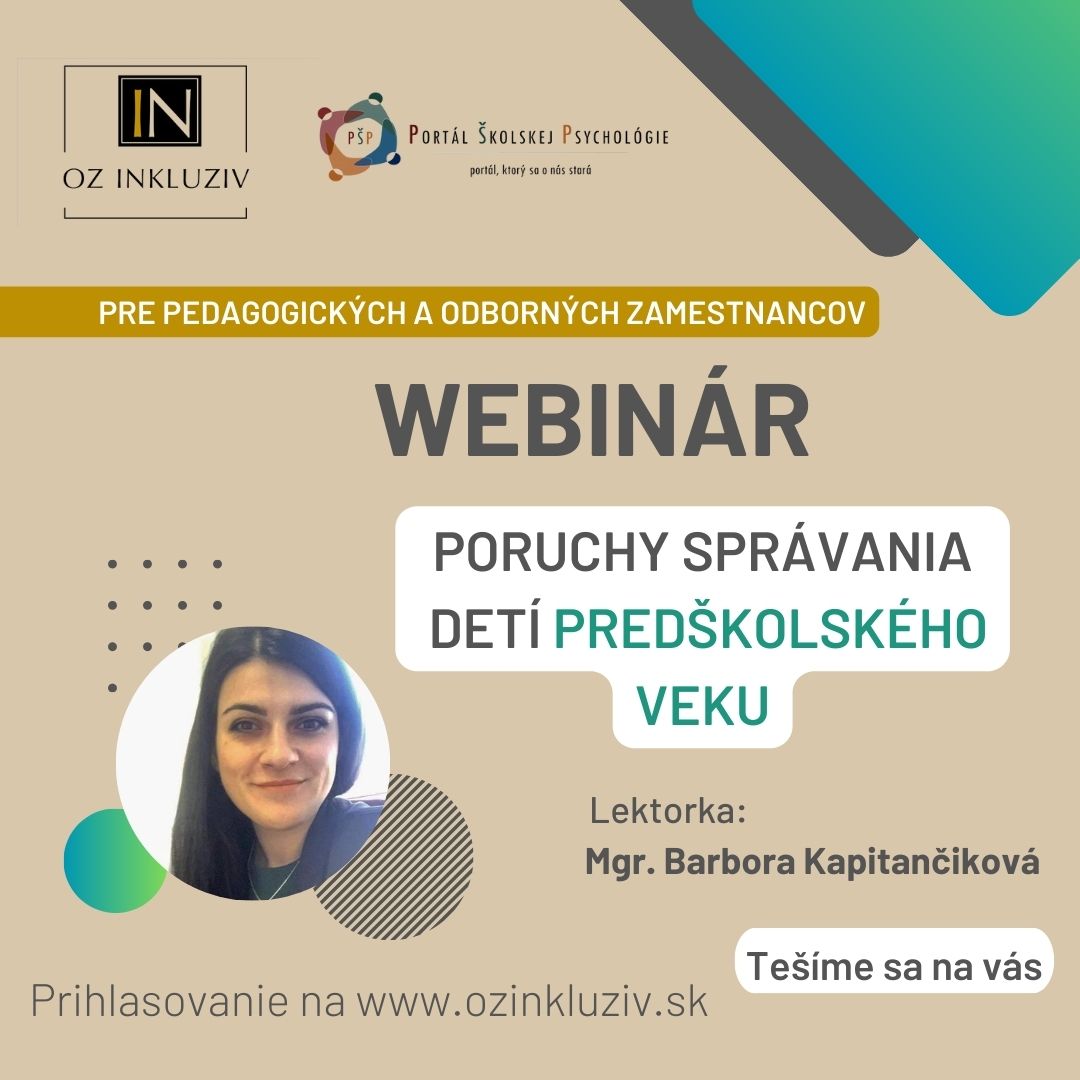 Poruchy správania detí predškolského veku