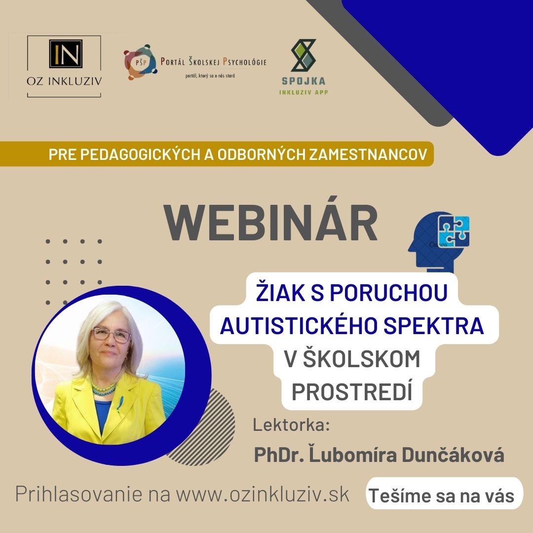 Žiak s poruchou autistického spektra v školskom prostredí