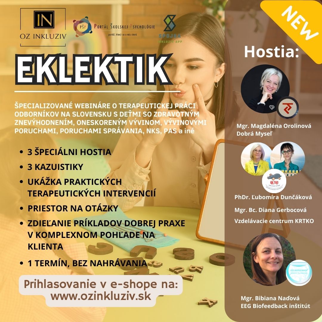 Eklektik - webinár o terapeutických prístupoch