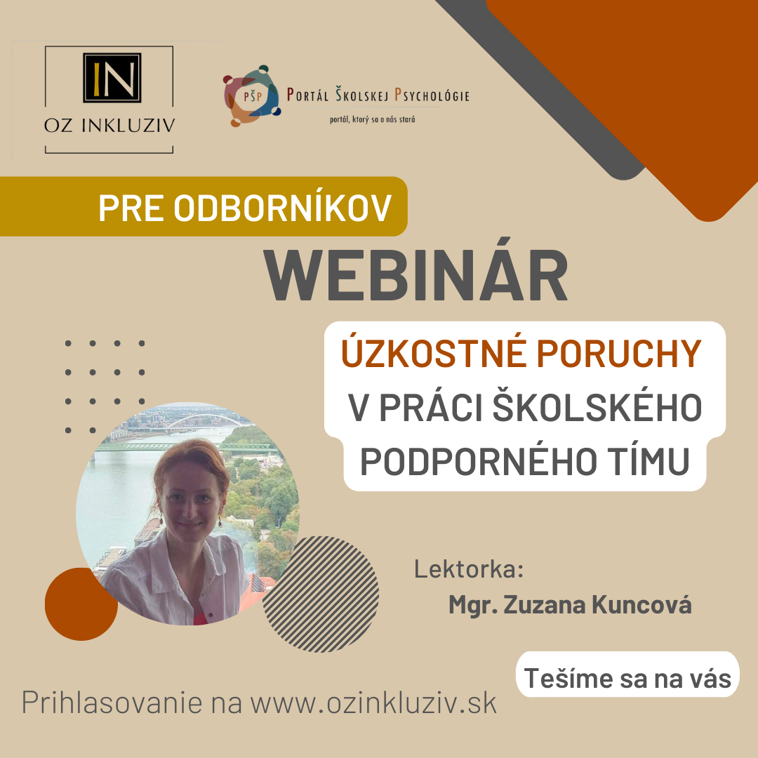 Úzkostné poruchy v práci školského podporného tímu