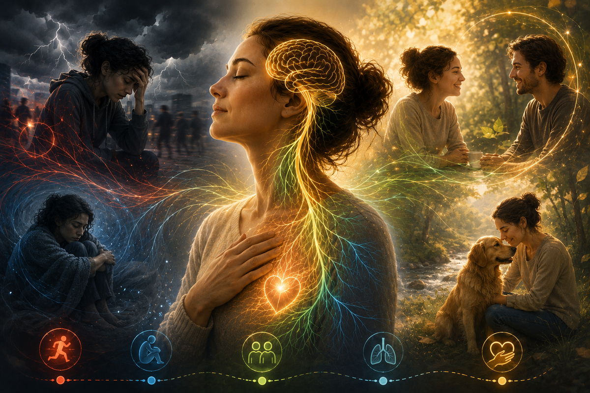 The Three Principles of Polyvagal Theory: Neuroception, Co-regulation, Hierarchy