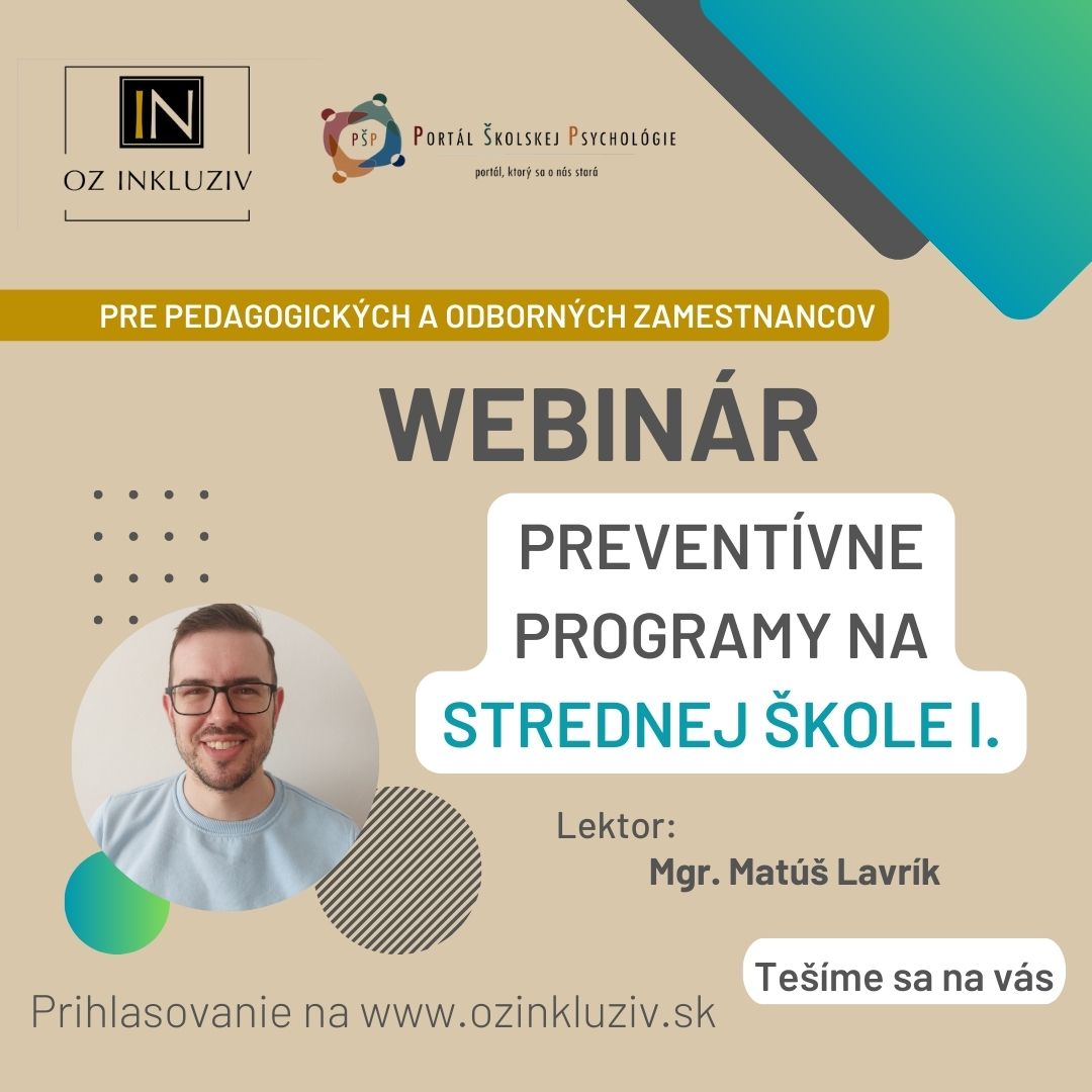 Preventívne programy na strednej škole I.