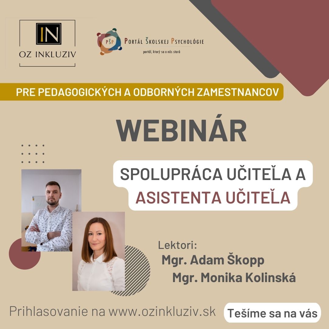 Spolupráca učiteľa a asistenta učiteľa