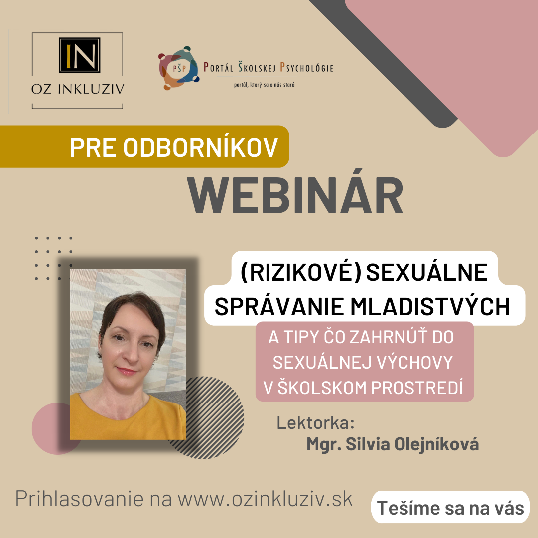(Rizikové) Sexuálne správanie mladistvých (a TIPY čo zahrnúť do sexuálnej výchovy v školskom prostredí )