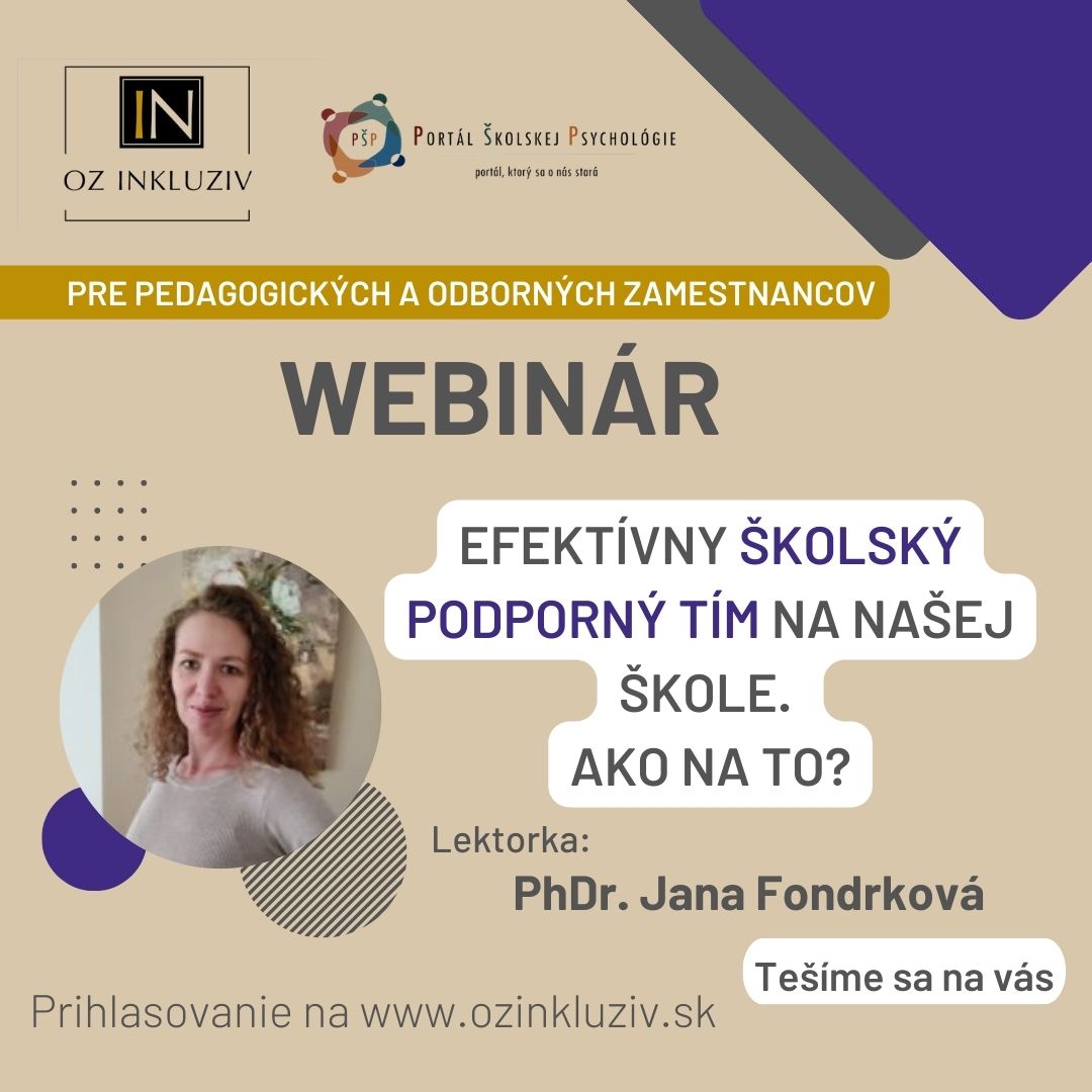 Efektívny školský podporný tím na našej škole. Ako na to?